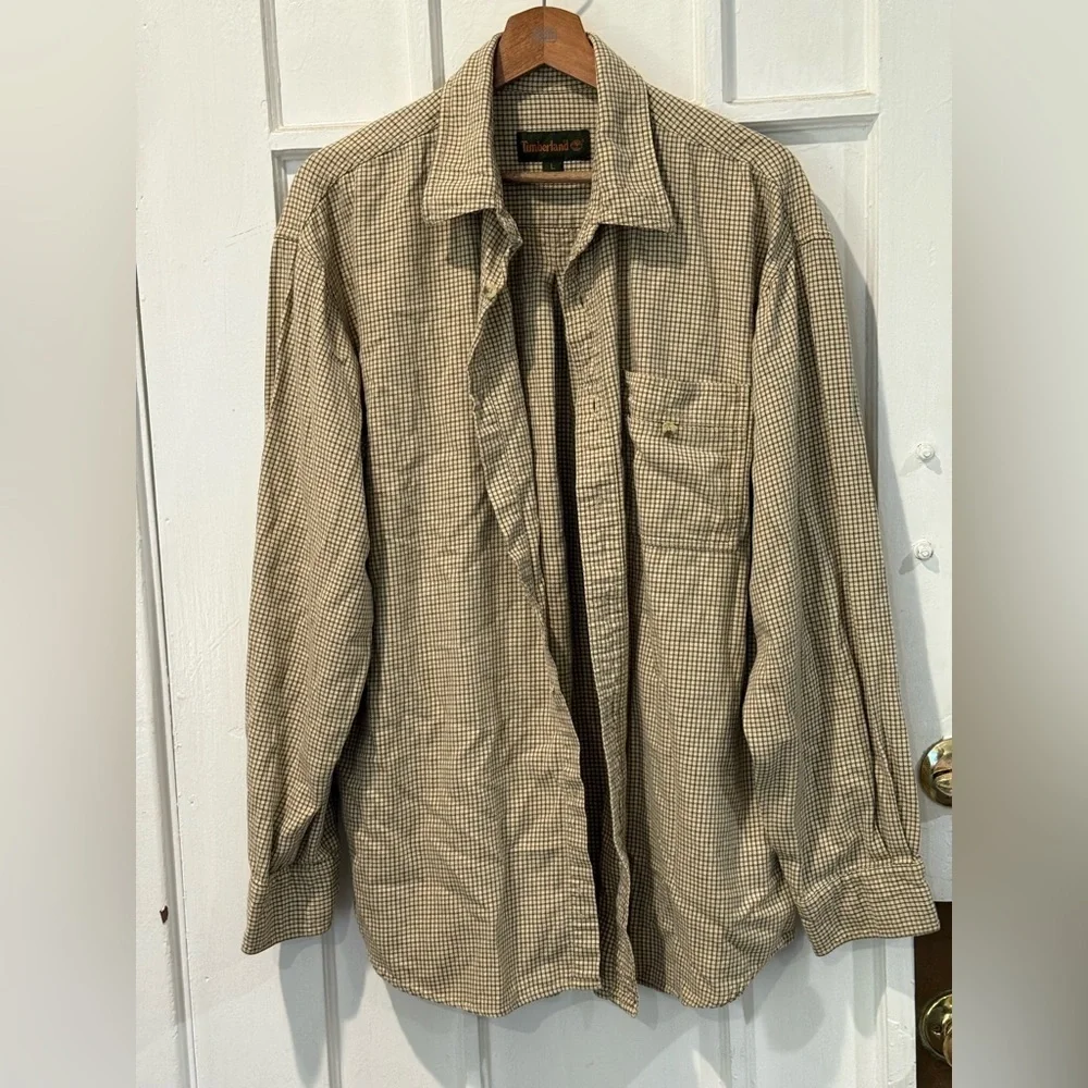 Timberland Beige Checkered Shirt